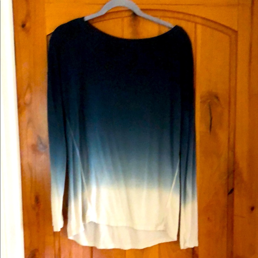 Lou & Grey Gradient Long Sleeve Top small yoga